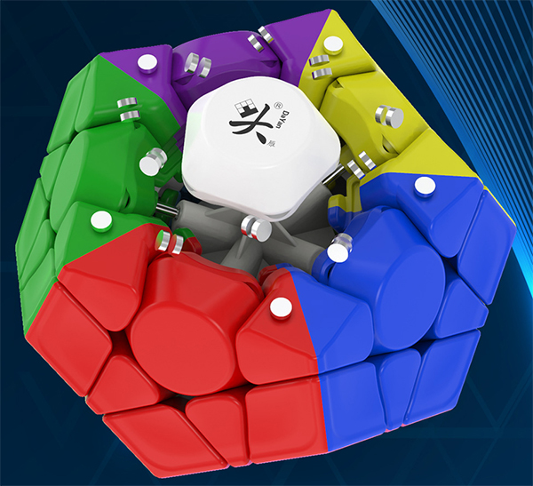 DaYan Megaminx V2 Magnetic Speed Cube with Corner Ridges Stickerless